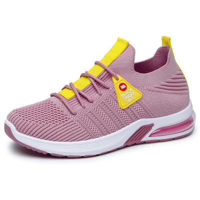 China New fashion trend type of ladies' sports shoes, plus back air cushion sneaker, comfortable jogging shoes for sale