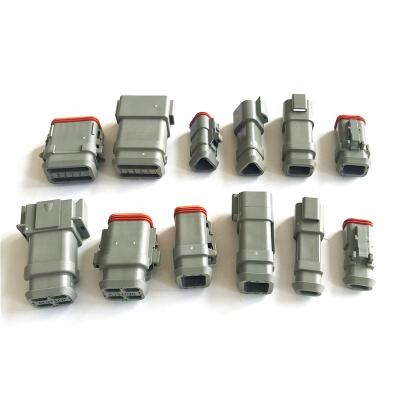 China Automotive Automotive Bus And Truck Offroad Wiring Connector DT04-4P-E008 DT06-4S-E008 DT04-6P-E008 DT06-6S-E008 DT04-8P-E008 DT06-8S-E008 for sale