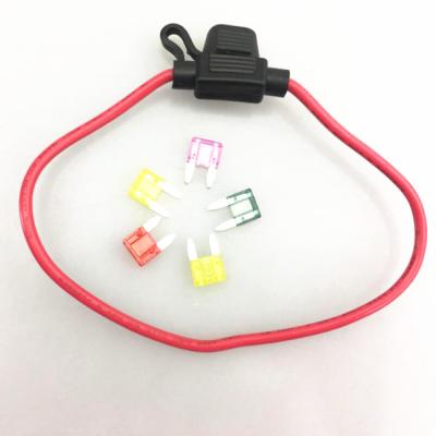 China Mini Blade 20A 40A Integrated Fuse Holder Waterproof Automobile Factory Car Fuse Holder for sale