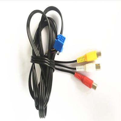 China Toyota Car Auto Stereo 6 Pin Auto Audio Connector ISO RCA Wiring Harness for sale