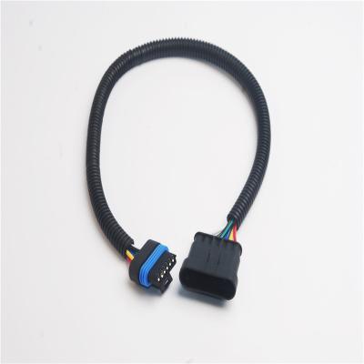 China Automobile Manufacturer Automotive Sensor Plug Wiring 6 Way Delphii Connector Male To Female Car Wire Harness Housing Manufacturer for sale