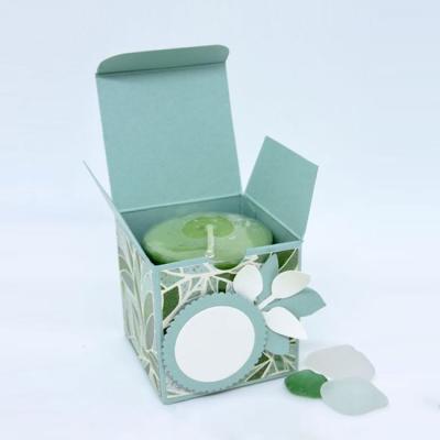 China Manufacturer Wholesale Price Customized Material Plain Recyclable Candles Packiging Boxes for sale