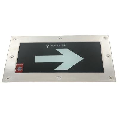 China IP54 Evacuation Factory Price Exit Sign Direction Arrow Underground Emergency Light Indicated Direction for sale