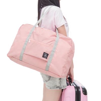 China Foldable Foldable Bag Women Large Capacity Travel Luggage Storage Bag Women's Handheld Shoulder Organizer Bag for sale