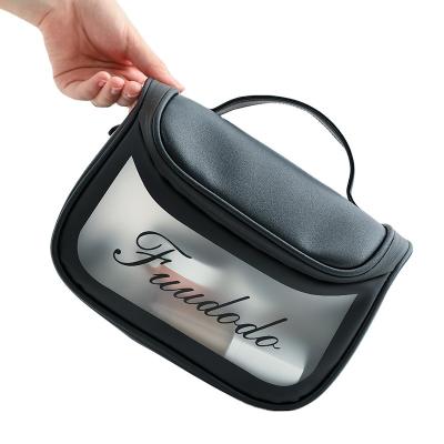 China High Quality Women's Travel Wash Bag PVC Cosmetic WaterproofClear Portable Makeup Bag Leather Bag For Travel for sale