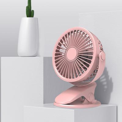 China Portable Mini Cooling Clamp Fans Adjustable Angle Portable Rechargeable Mini Fan Desk for sale