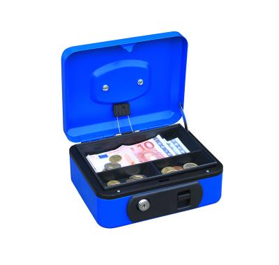 China Home Security For Cash/Coins/Checks Factory Supply 2021 8 Inch Cash Piggy Bank Bank Cash Payment Box With Spring Lock for sale