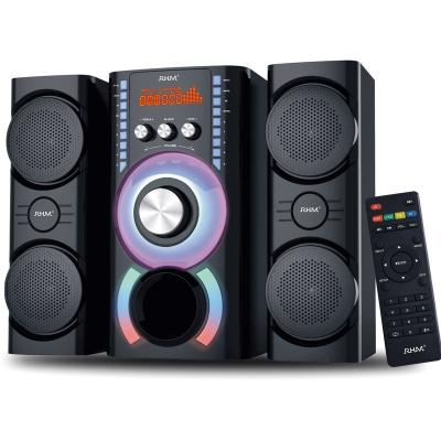 China No RHM Premium 2.1 Colored Lightweight Active Home Theater Speaker System With Subwoofer Speaker for sale