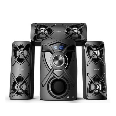 China Digita OEM/RHM RM-9156-3 3.1 Multimedia Dolby Speaker Active Home Theater System with AUX/USB/SD/FM/BT/Display/Remote/Lighting for sale