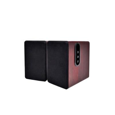 China Computer RHM 30 Grade PUR Sound Wooden Computer Speaker with 3.5mm Audio Jack for DVD TV Desktop PC Laptop for sale