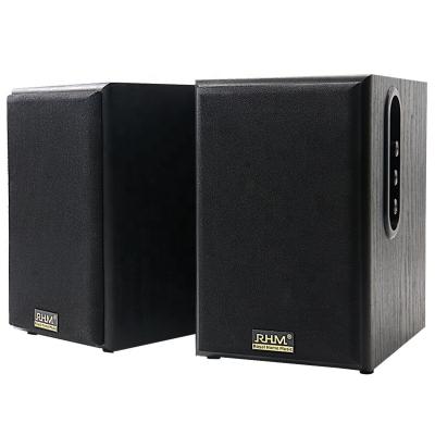 China Mini System RHM Classic 2.0 Wooden Box Speaker RM-1000 2.0 Home Theater System with AUX/BT for sale