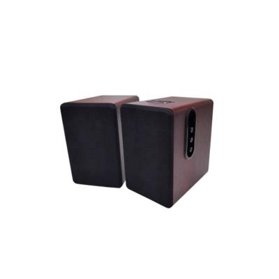 China Mini System Factory Price Pure 20 Wooden Classic 2.0 Speaker 2.0 Home Theater System With AUX/USB/BT/MICROPHONE INPUT for sale