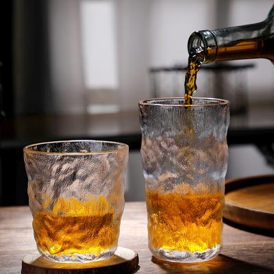 China High Quality Handmade Bulk Juice Transparent Whiskey Wine Drinking Glacier BRIEF Glass Cup for sale