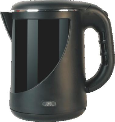 China 360 Degree Rotation Hotel Base Double Layer Luxury Anti-hot 0.8L Electric Kettle for sale