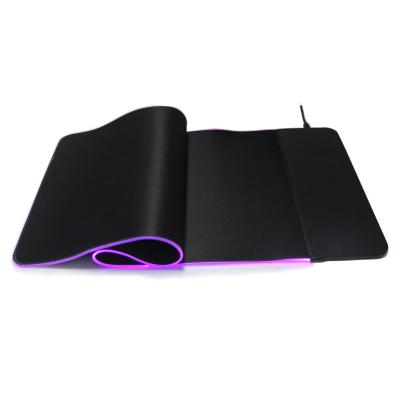 China 100% Eco-friendly Shenzhen Large Skirting Resist Mouse Pad Game RGB Mouse Mat Wireless Charger for sale