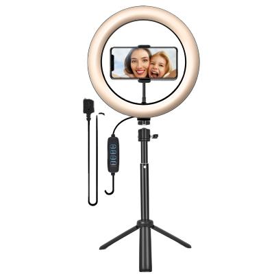 China High Performance Beauty Makeup Ring Light 360 Selfie Ring Light with Tripod WPK266 for sale