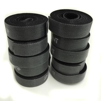 China Durable Fastening Tape Hook And Loop Cable Ties Roll And Reusable Nylon Roll for sale