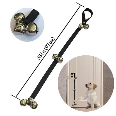 China Viable Adjustable Dog Doorbells For Potty Training Your Puppy Training Pet Accessories for sale