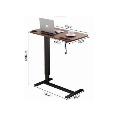 China Adjustable Trolley Sit Stand Rolling Table Mobile (Height) Adjustable Height Desk Laptop Position Desk for Home Office for sale