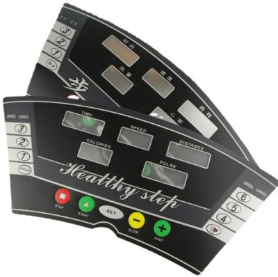 China Waterproof Color PC Polycarbonate Nameplate Label With Transfer Tape For Control Panel for sale