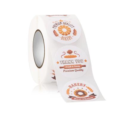 China Waterproof Custom Logo Printing Roll Transparent Labels Clear Gold Foil Self for sale