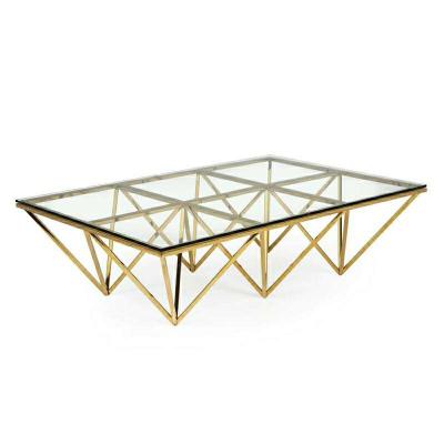 China Extendable black tempered glass top coffee table use for living room for sale