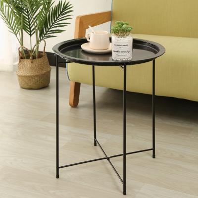 China Economical and practical hot sale modern design metal promotional coffee table round end table smart coffee table for living room furniture for sale