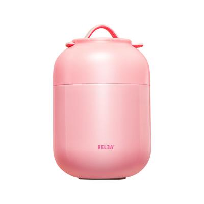 China RELEA 500ml Disposable Thermos Stainless Steel Portable Vacuum Insulated Food Braised Pot for sale