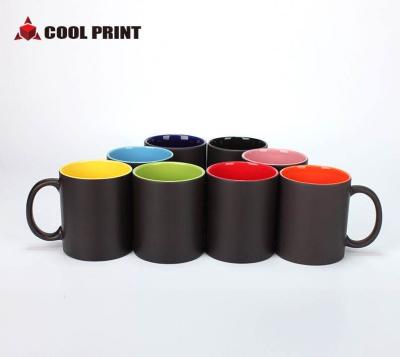 China Xy-030 Mug Travel Ceramic Coffee Cup With Handle Gift Cup DIY Photo 300-400ml en venta