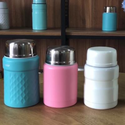 China Double Walled Stainless Steel Custom Lunch Box Food Vacuum Insulated Food Flask for sale