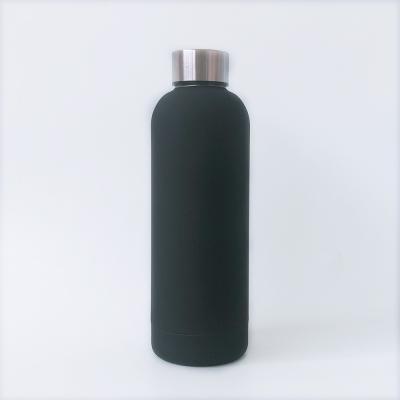 China Hot sale Wholesale Double Wall 304 Stainless Steel vacuum insulated water bottle 17oz matte black tumbler for sale