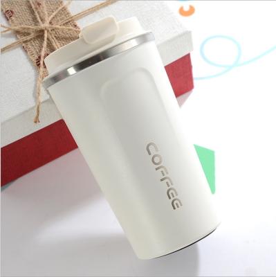 China wholesale custom logo 304 stainless steel travel mugs insulated flask christmas coffee mug with lid for sale