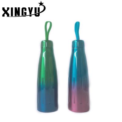 China Portable Gradient ColorInsulated Thermos Flask 304 Stainless Steel Vacuum Outdoor Sport Water en venta