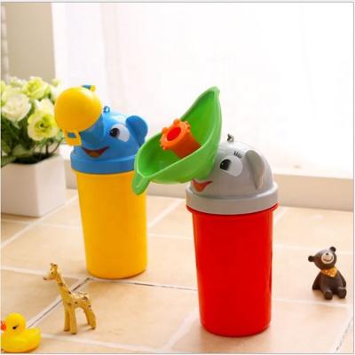 China Toilet Portable Travel Portable Urine Cup Plastic Urine Pot For Female And Male Children Manufacturer Promotional Cartoon Plastic Urinal for sale