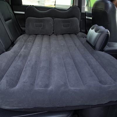 China Car Travel Camping Air Mattress Travel Bed Filled SUV Seat Sleeping Car Inflatable Air Bed for sale