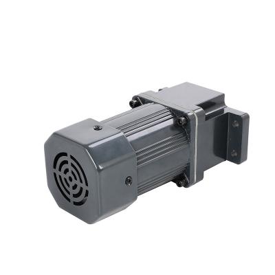 China Modern Aluminum Shell Single Phase Capacitor Powered Asynchronous Motor With Reducer for sale