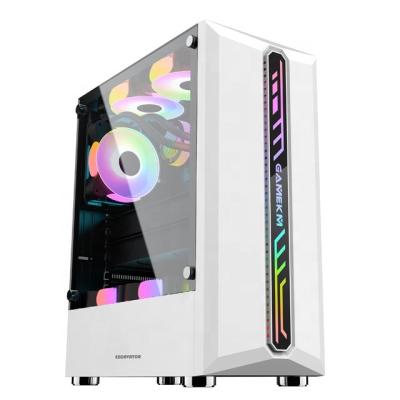 China With Side Panel Window Gaming Computer PC Case Desktop Plastic PC Case for sale