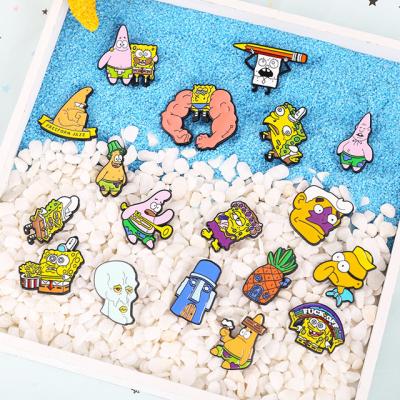 China New 2d cartoon 3d cute Europe metal animation soft enamel custom lapel pin for sale