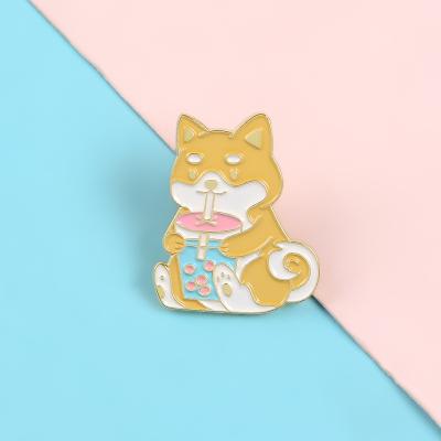 China Cute Tiny Collectable Custom Metal Birthday Gift Cat Brooch Badges Lapel Enamel Pin From Europe for sale