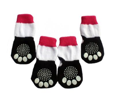 China cotton knitted pet socks for dogs for sale