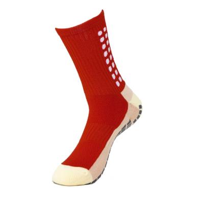 China custom cotton terry grip athletic sport basketball socks for sale