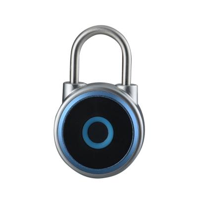 China Best BLE Mini Smart Lock Top Security Durable High Security Waterproof Fingerprint Padlock for sale