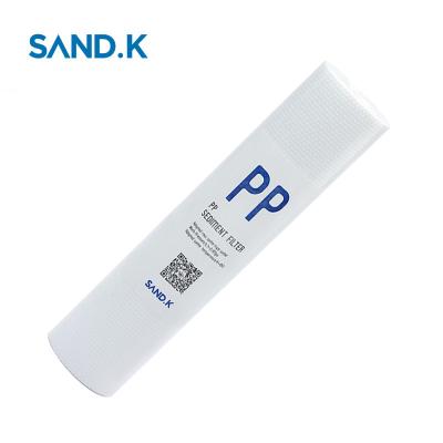 China Hotel 10 Inch PPF Melt Sediment Cotton Blown Water Filter Cartridge With 5 Or 1micron PP Filter for sale