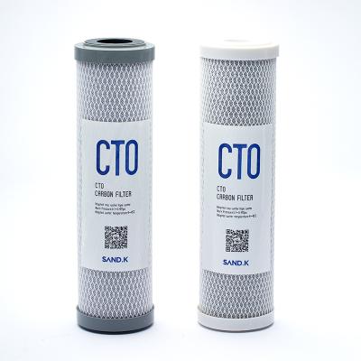 China Hotel Carbon Block Water Filter Cartridge For Whole House Water Filters Replacement for sale