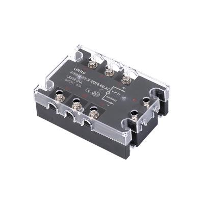 China Epoxy Triple Phase Solid State Relay SSR-3DA/3AA Heatsink With Fan for sale