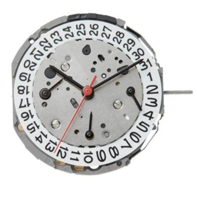 China JS25 Practical Quartz Movement Overall Height 6.4mm Miyota / Citizen Watch Movement for sale