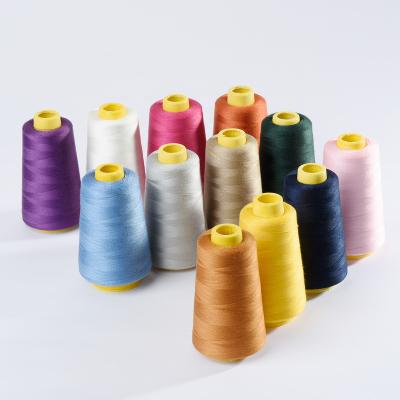 China Low Shrinkage China Made 40/2 Sewing Thread Polyester 5000 Yards for sale