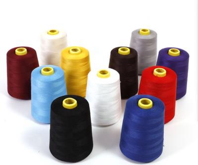 China Low shrinkage 60s / 3 8000 yards sewing thread cone for suit dress, fashionable dress and knnited garments for sale