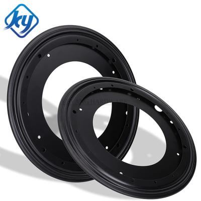 China Modern Furniture Hardware 12 Inch Black Color Round Lazy Susan Bearing Plate for sale