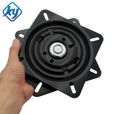 China 180 Degrees Rorating Wholesale 7 Inch Square Automatic Return Rotating Mechanism Ball Bearing Lazy Susan Swivel Base For Chair for sale